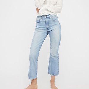 SOLD- Free People High Rise Cropped Jeans